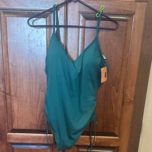 Shade & Shore Teal One Piece Swimsuit